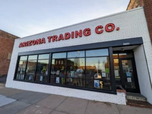 Image shows the front of Arizona Trading Co. in Kansas City, MO